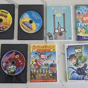 Cartoon Network Video Game Collection with Blue and Red Accents